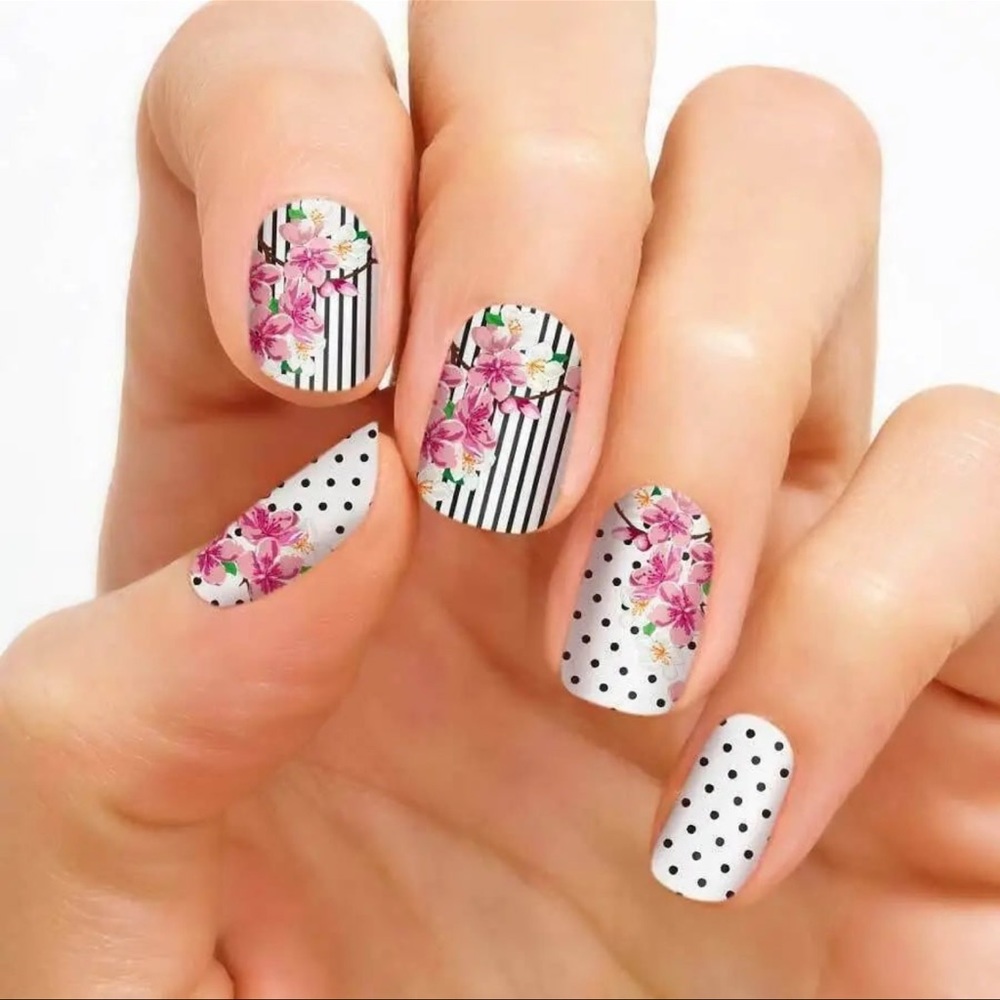 Color Street Sakura Festival RETIRED nail polish strip wraps